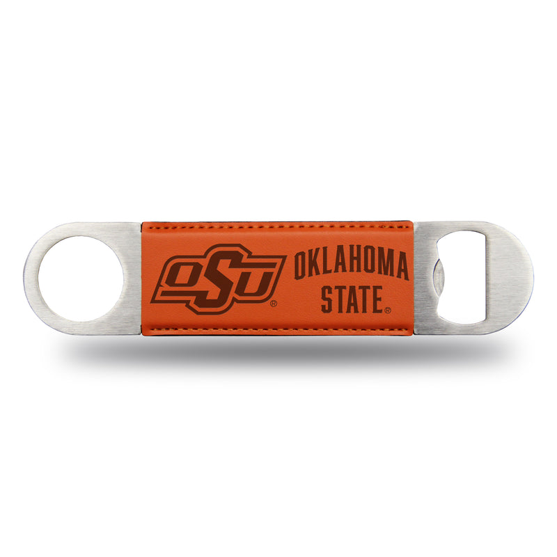 NCAA Rico Industries Oklahoma State Laser Engraved Orange Bar Blade