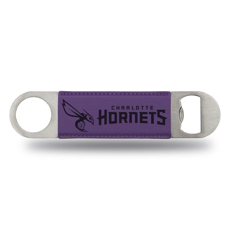 NBA Rico Industries Hornets Laser Engraved Purple Bar Blade