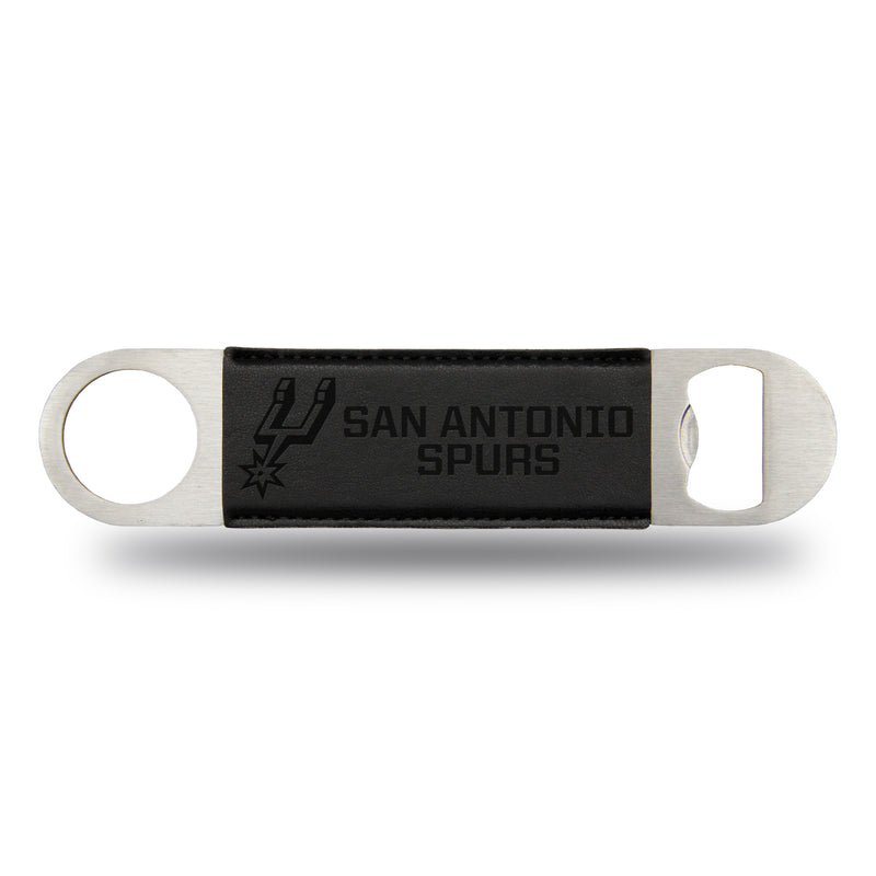 NBA Rico Industries Spurs Laser Engraved Black Bar Blade
