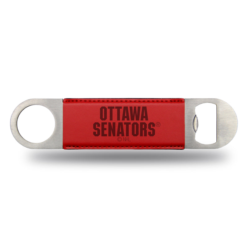 NHL Rico Industries Ottawa Senators Laser Engraved Bar Blade - Red