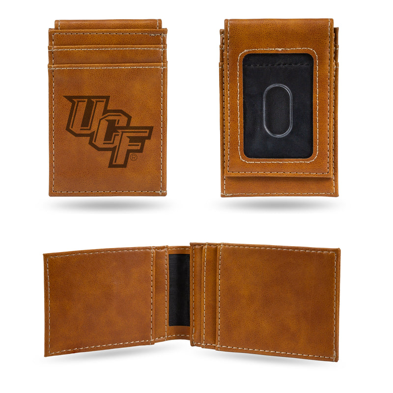 NCAA Central Florida Knights Premium Front Pocket Wallet - Compact/Comfortable/Slim By Rico Industries