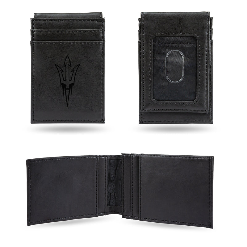 NCAA Arizona State Sun Devils Premium Front Pocket Wallet - Compact/Comfortable/Slim By Rico Industries