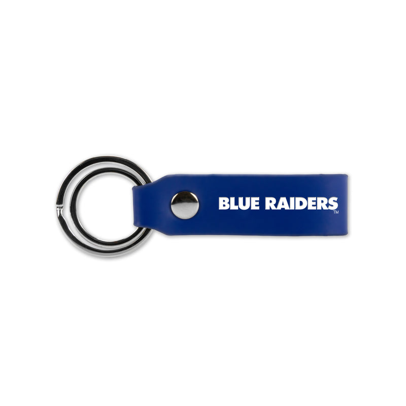 Middle Tennessee Laser Engraved Silicone Keychain Strap - Royal