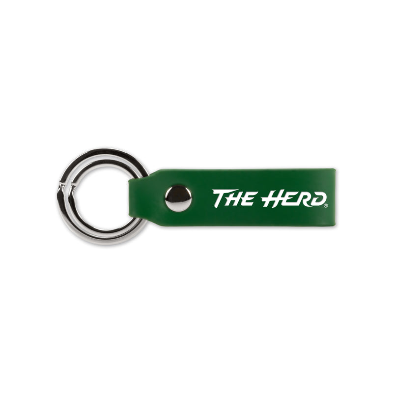 Marshall Laser Engraved Silicone Keychain Strap - Green