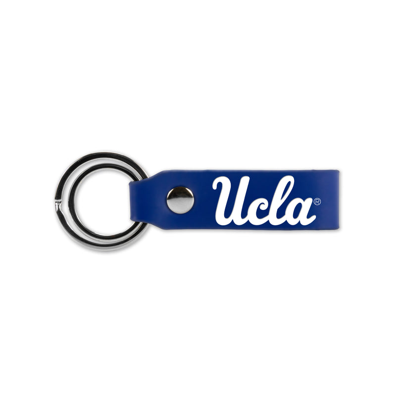 UCLA Laser Engraved Silicone Keychain Strap - Royal