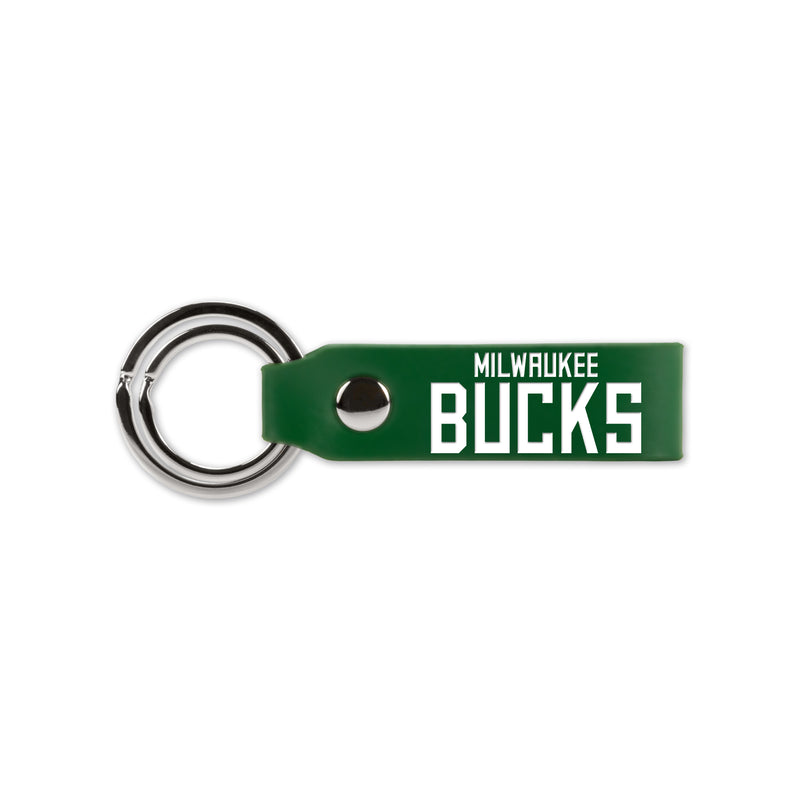 Bucks Laser Engraved Silicone Keychain Strap - Green