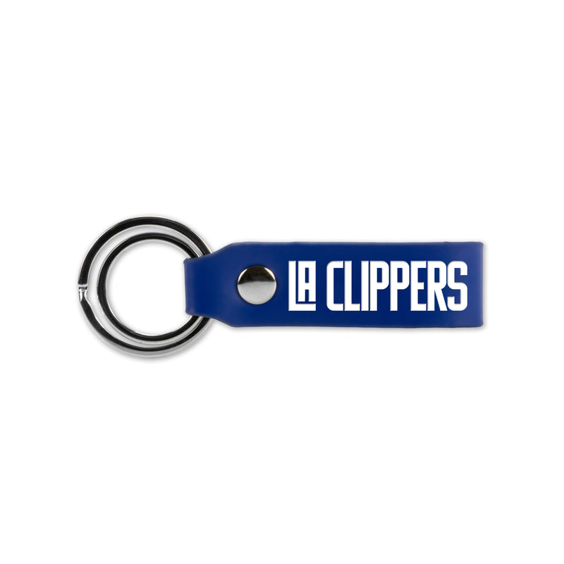 Clippers Laser Engraved Silicone Keychain Strap - Royal