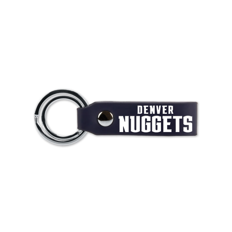 Nuggets Laser Engraved Silicone Keychain Strap - Navy