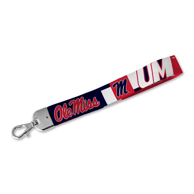 Mississippi University Lanyard Keychain