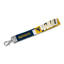 West Virginia University Lanyard Keychain