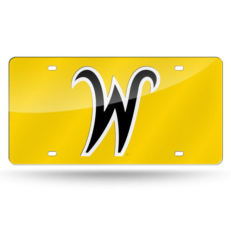 Wichita State Shockers Colored Laser Cut Auto Tag