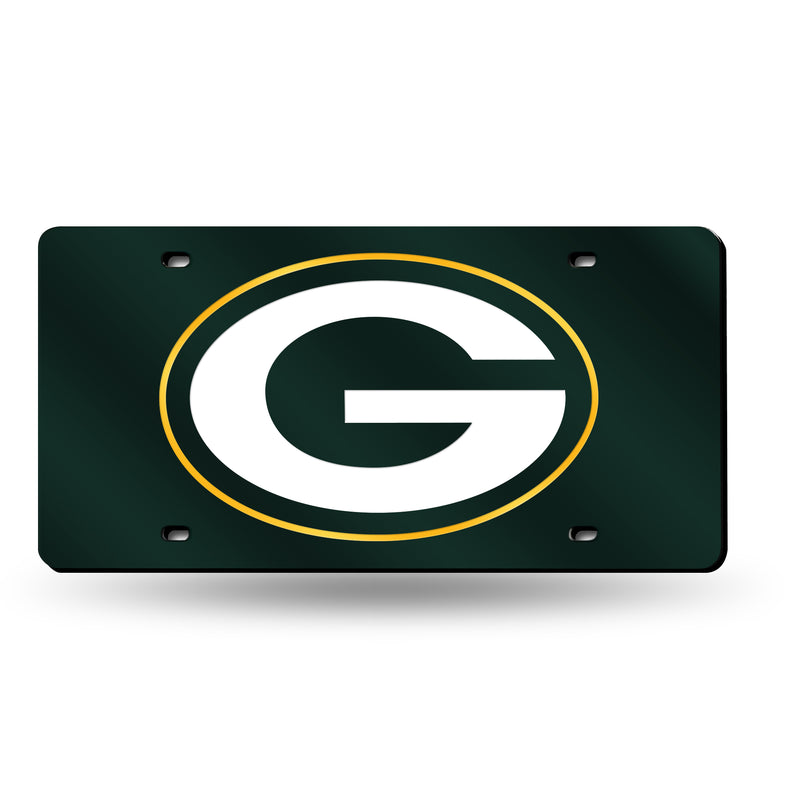 Green Bay Packers Colored Laser Cut Auto Tag