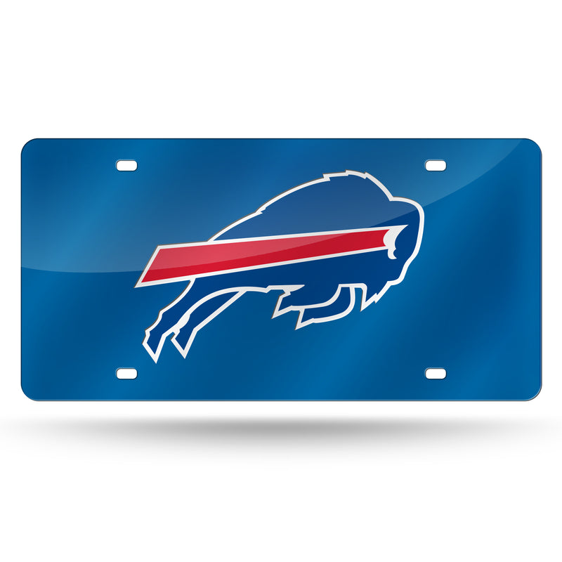 Buffalo Bills Colored Laser Cut Auto Tag