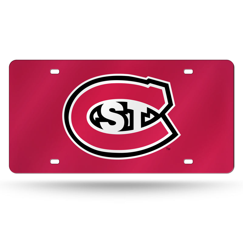 St. Cloud State Huskies Colored Laser Cut Auto Tag