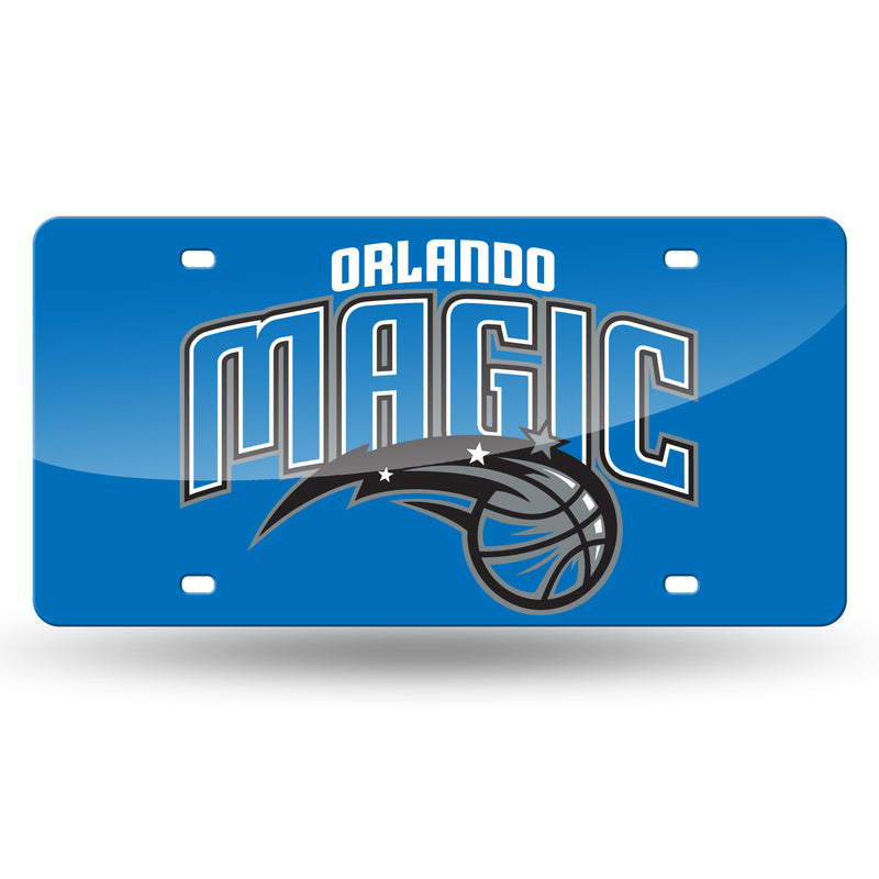 Orlando Magic Colored Laser Cut Auto Tag