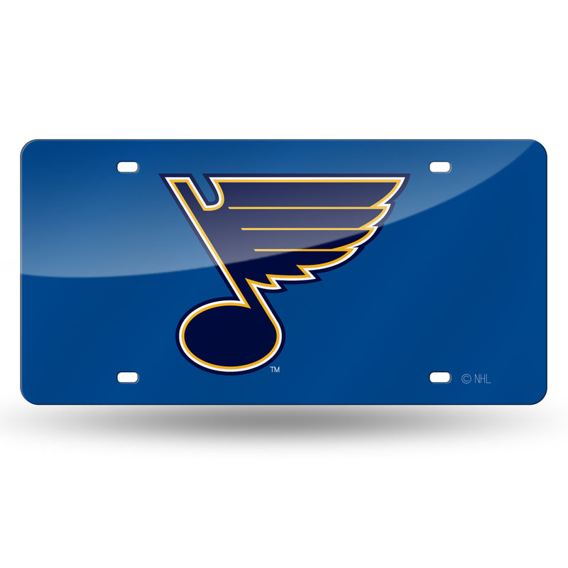 St. Louis Blues Colored Laser Cut Auto Tag