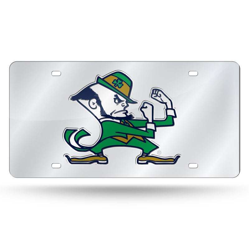 Notre Dame Fighting Irish Silver Laser Cut Tag