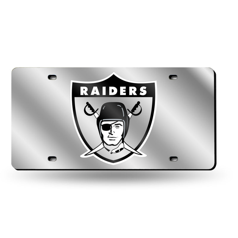 Las Vegas Raiders Silver Laser Cut Tag