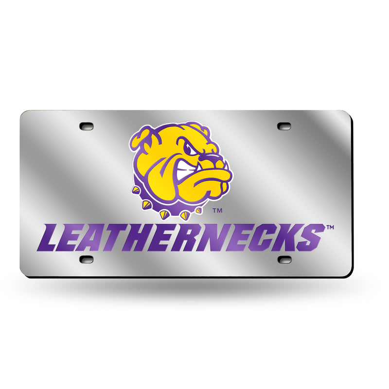 Western Illinois Leathernecks Silver Laser Cut Tag