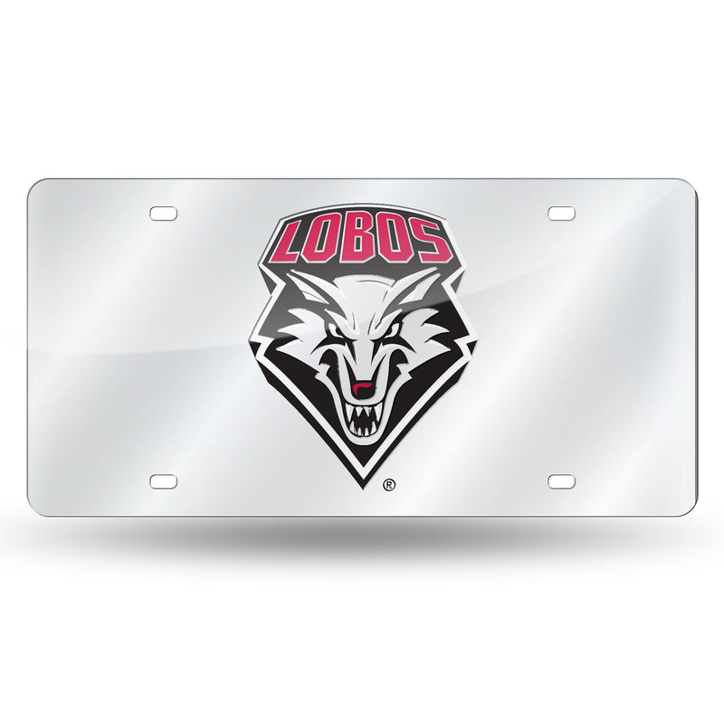 New Mexico Lobos Silver Laser Cut Tag