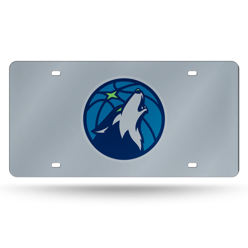 Minnesota Timberwolves Silver Laser Cut Tag