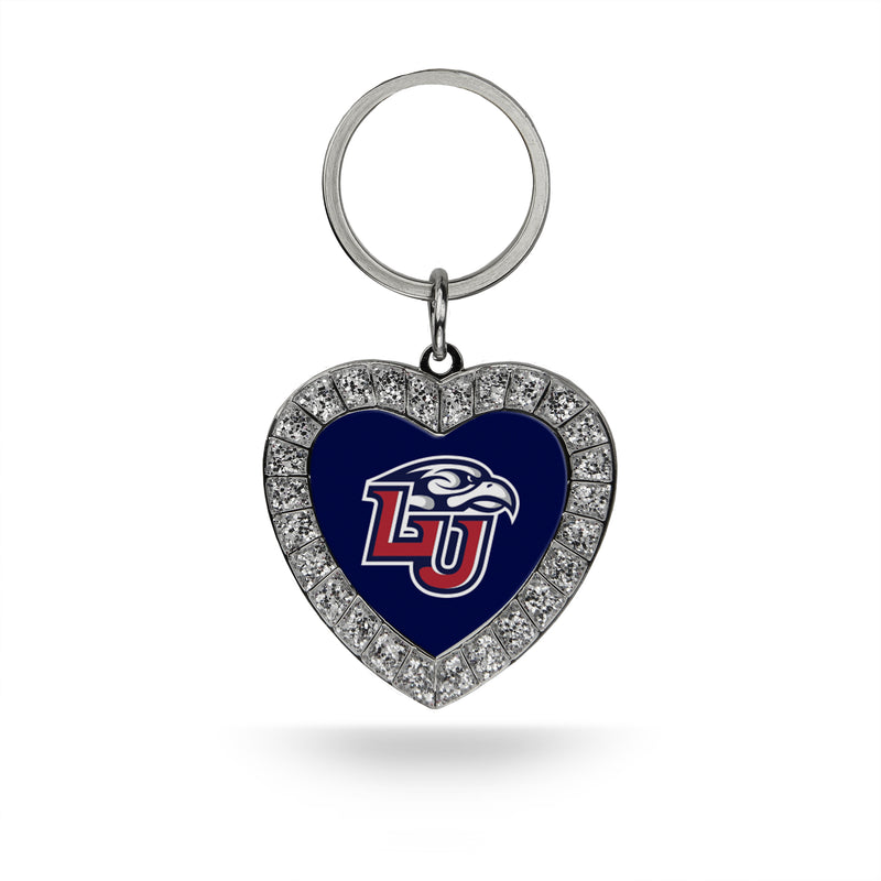 Liberty Rhinestone Heart Keychain