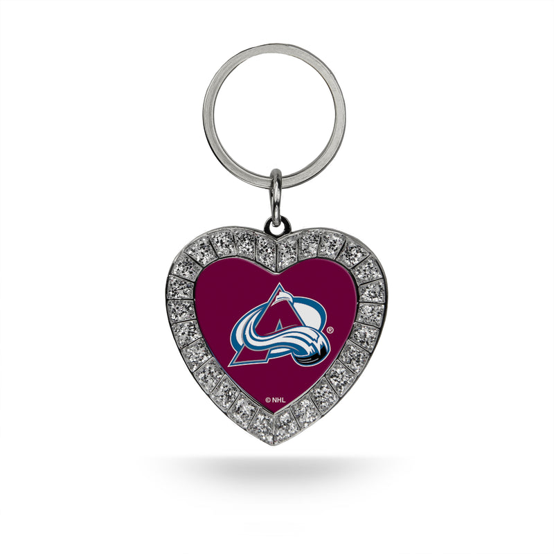 Avalanche Rhinestone Heart Keychain