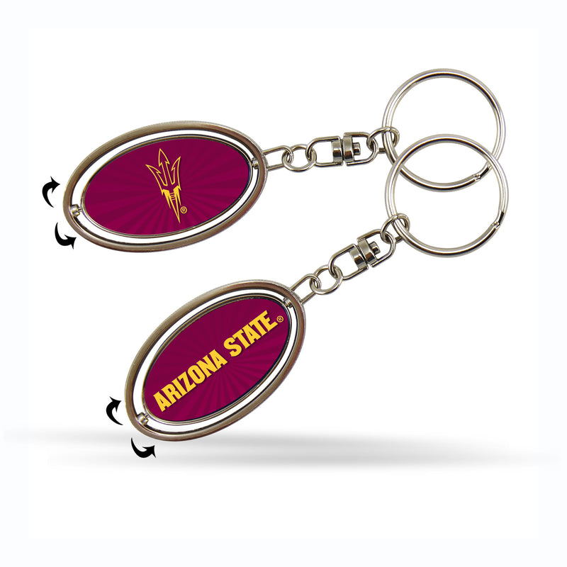 Arizona State Spinner Keychain