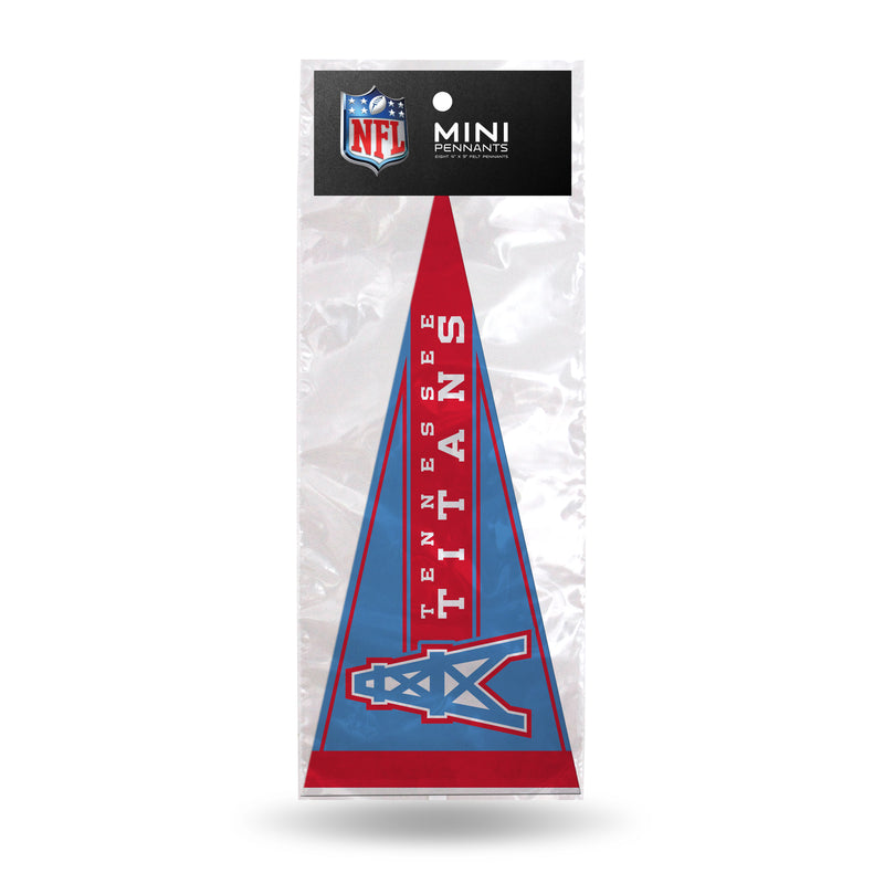 Titans Retro 8 Pack Mini Pennant Set