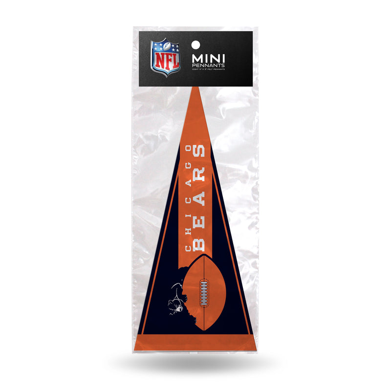 Bears Retro 8 Pack Mini Pennant Set