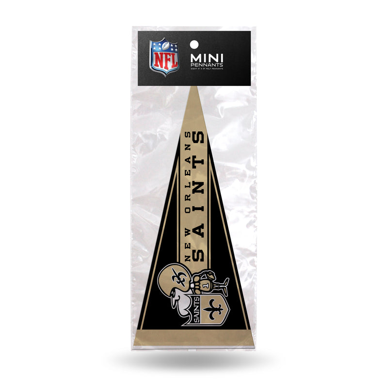 Saints Retro 8 Pack Mini Pennant Set