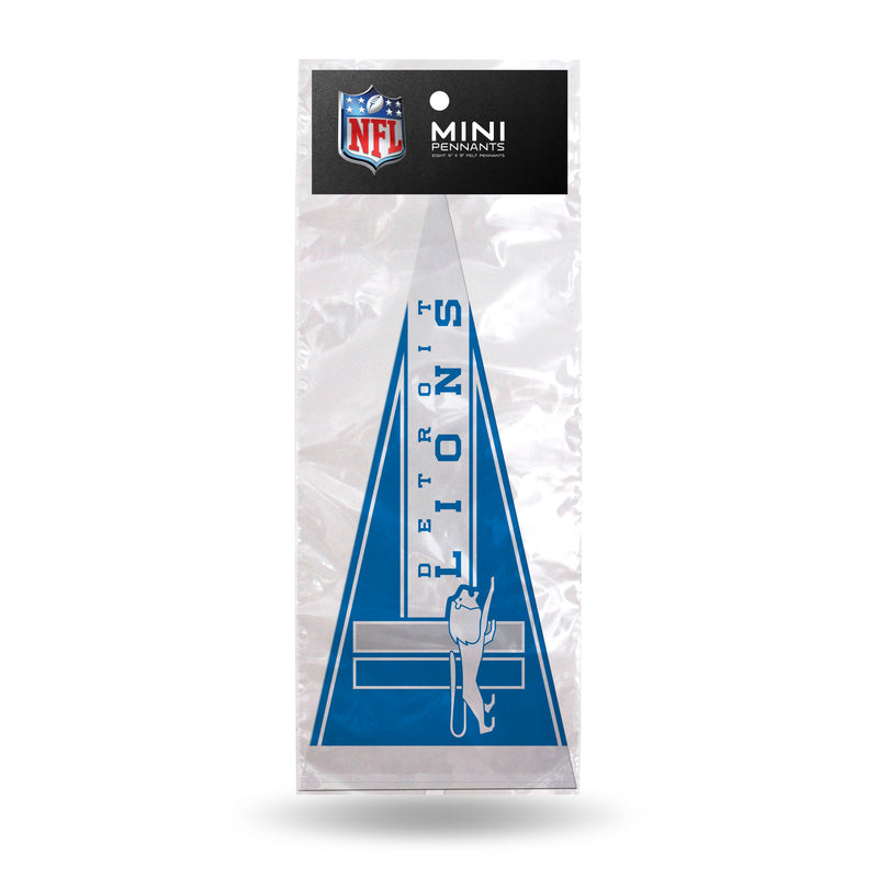 Lions Retro 8 Pack Mini Pennant Set