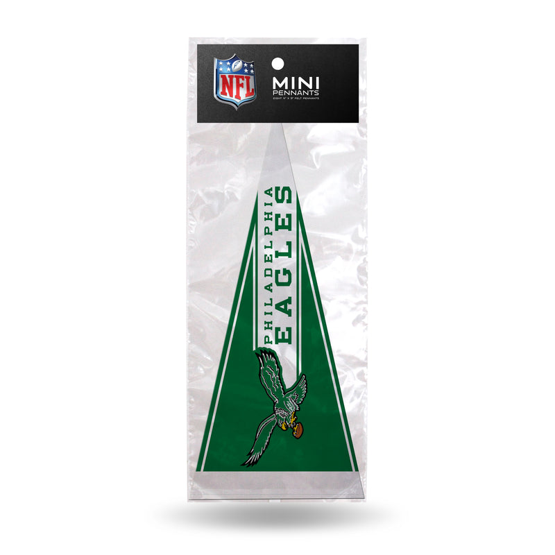 Eagles Retro 8 Pack Mini Pennant Set