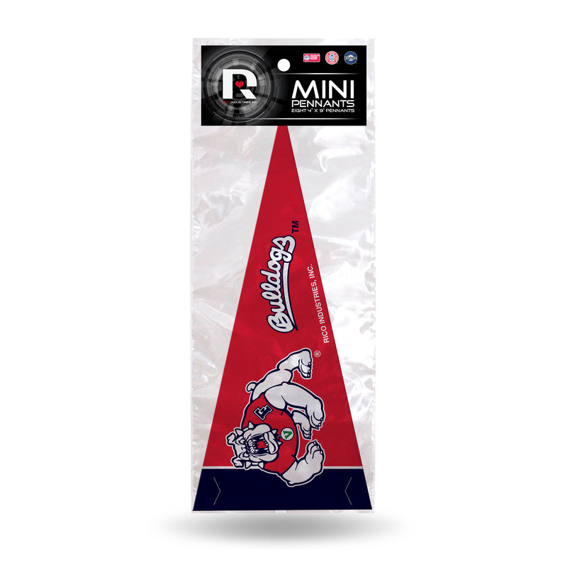 Fresno State 8 Pc Mini Pennant Pack