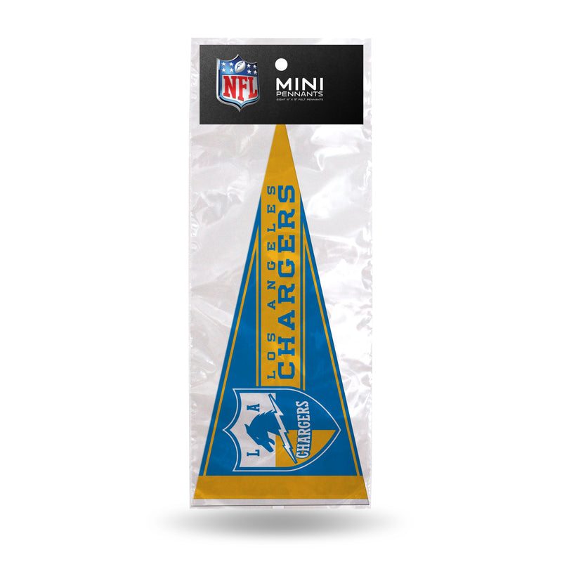 Chargers Retro 8 Pack Mini Pennant Set