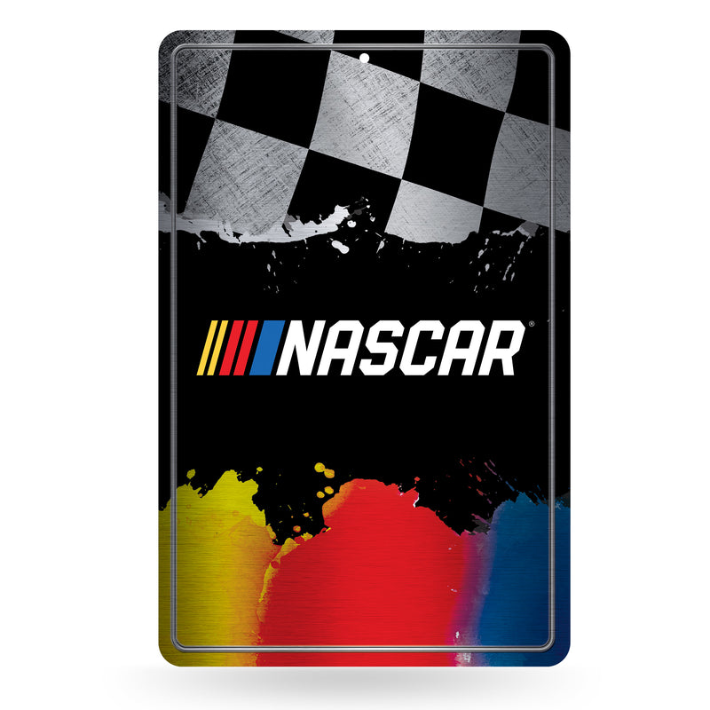 Nascar Large Metal Sign