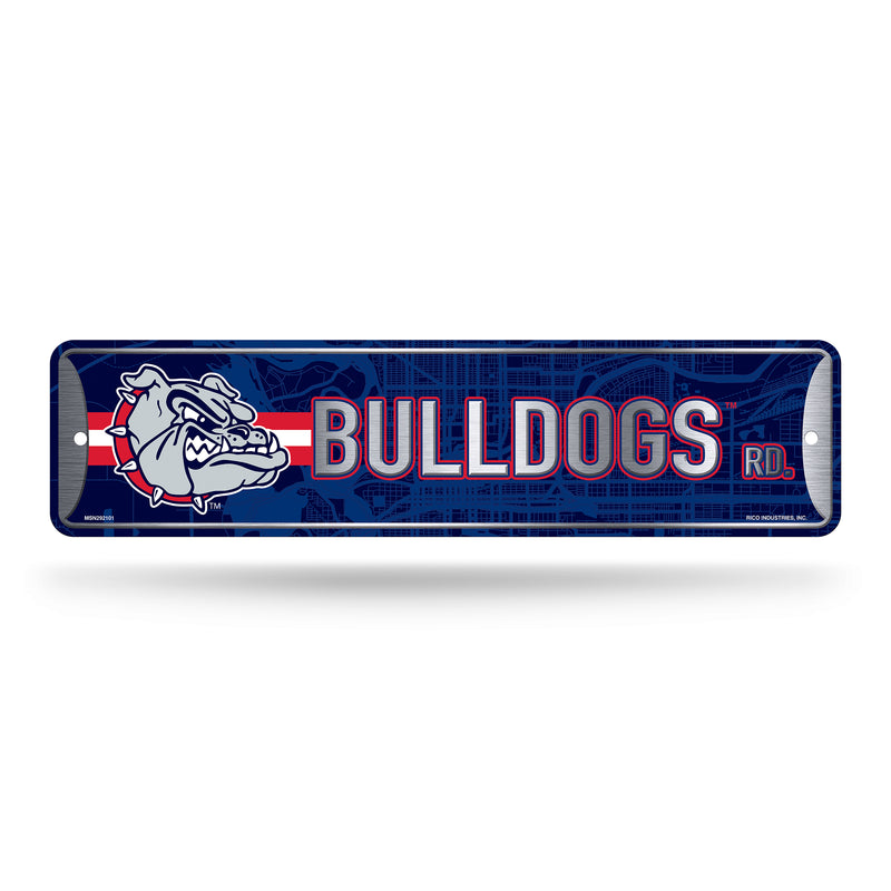 Gonzaga Bulldogs Metal Street Sign (4" x 15")