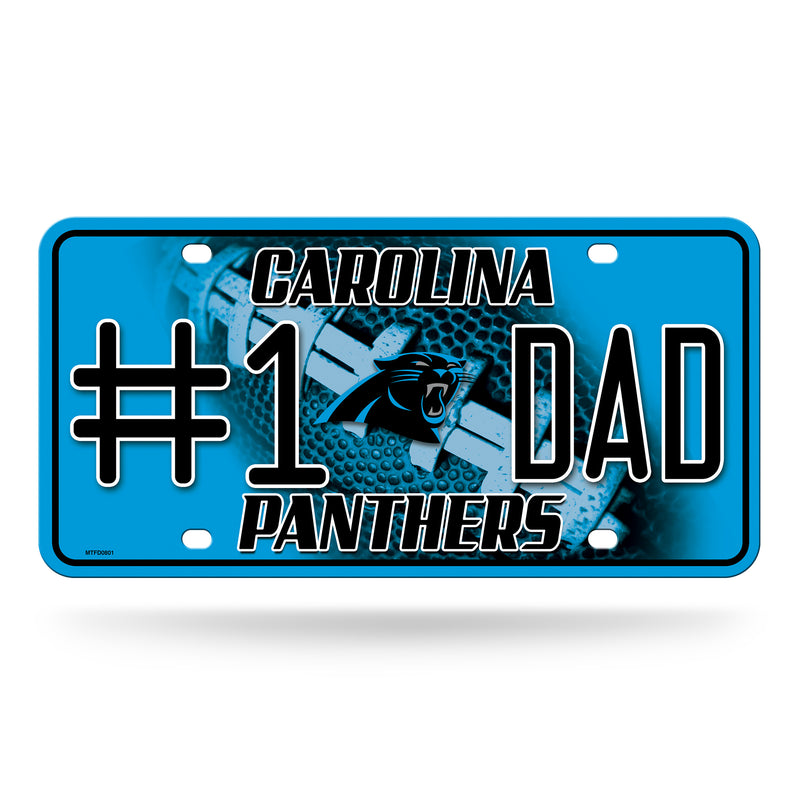 # 1 Dad Panthers-Car Metal Tag