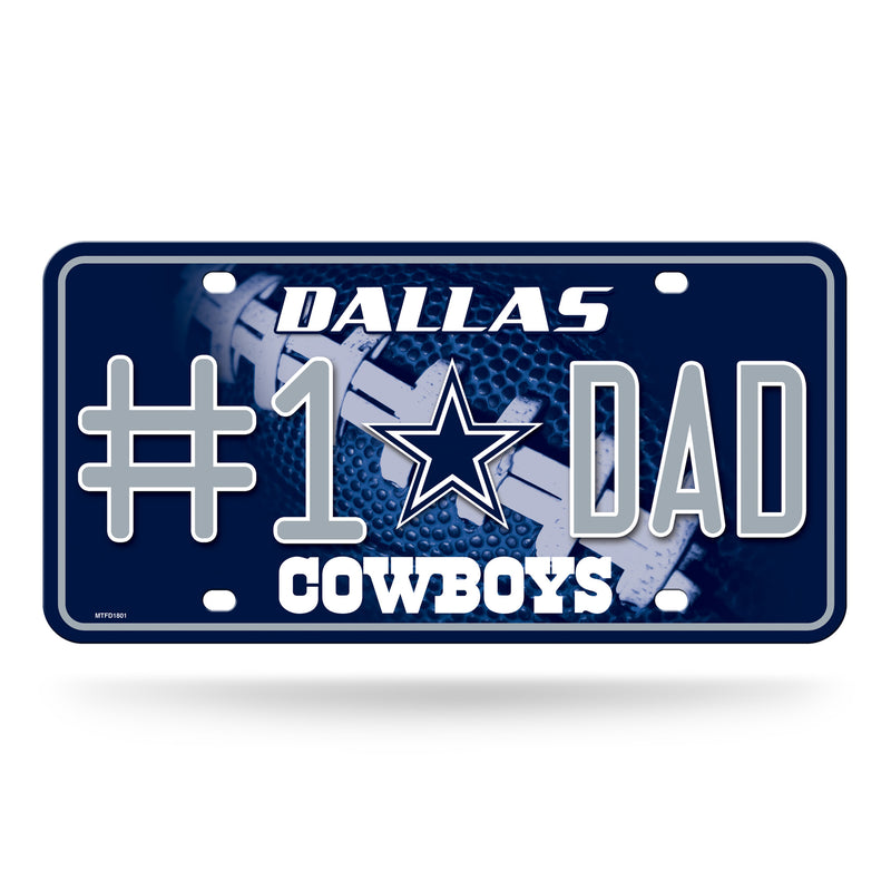 # 1 Dad Cowboys Metal Tag