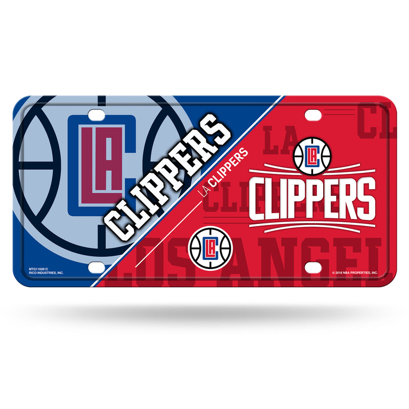 Clippers Split Design Metal Tag