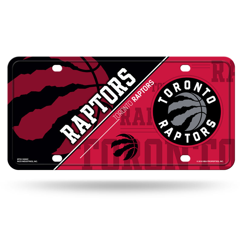 Raptors Split Design Metal Tag