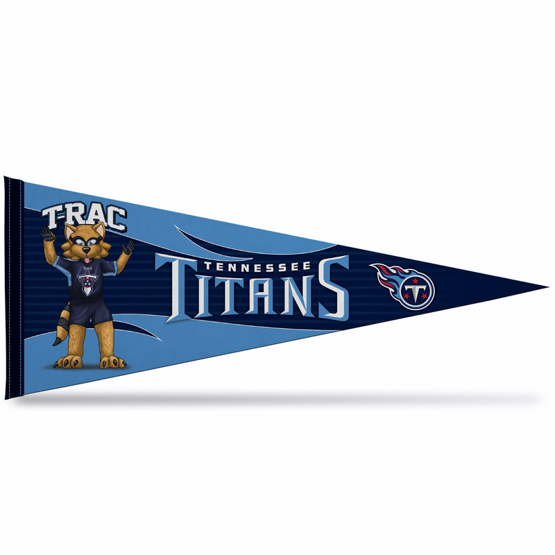 NFL Rico Industries Tennessee Titans 12" x 30" Soft Felt Pennant - EZ to Hang