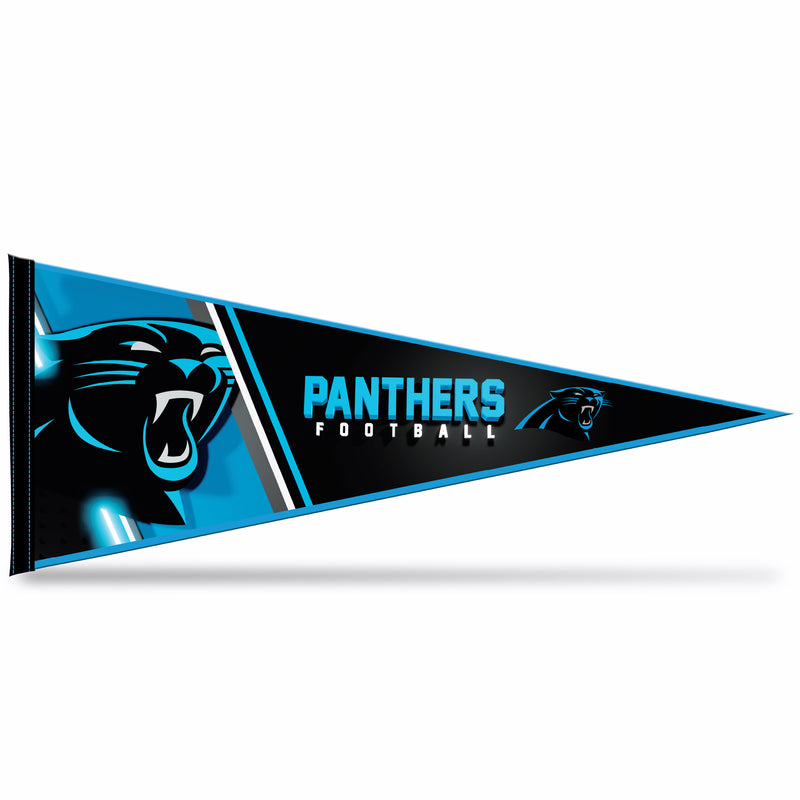 NFL Rico Industries Carolina Panthers 12" x 30" Soft Felt Pennant - EZ to Hang