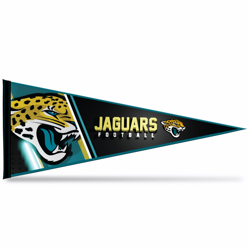 NFL Rico Industries Jacksonville Jaguars 12" x 30" Soft Felt Pennant - EZ to Hang