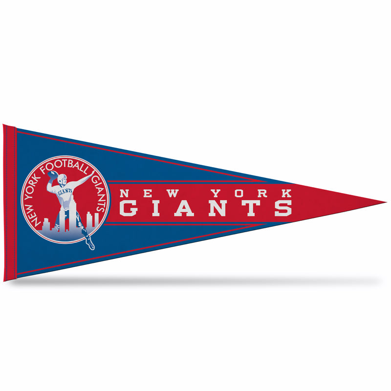 NFL Rico Industries New York Giants 12" x 30" Soft Felt Pennant - EZ to Hang