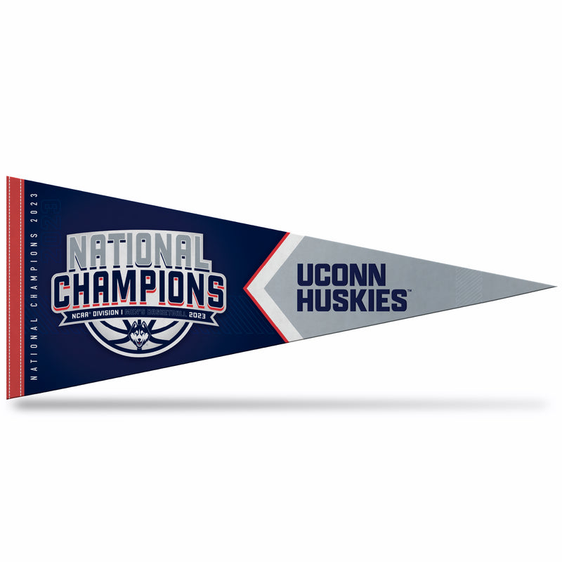 UCONN 2023 NCAA Men'S Basketball Champs 12X30 Pennant (Carded)