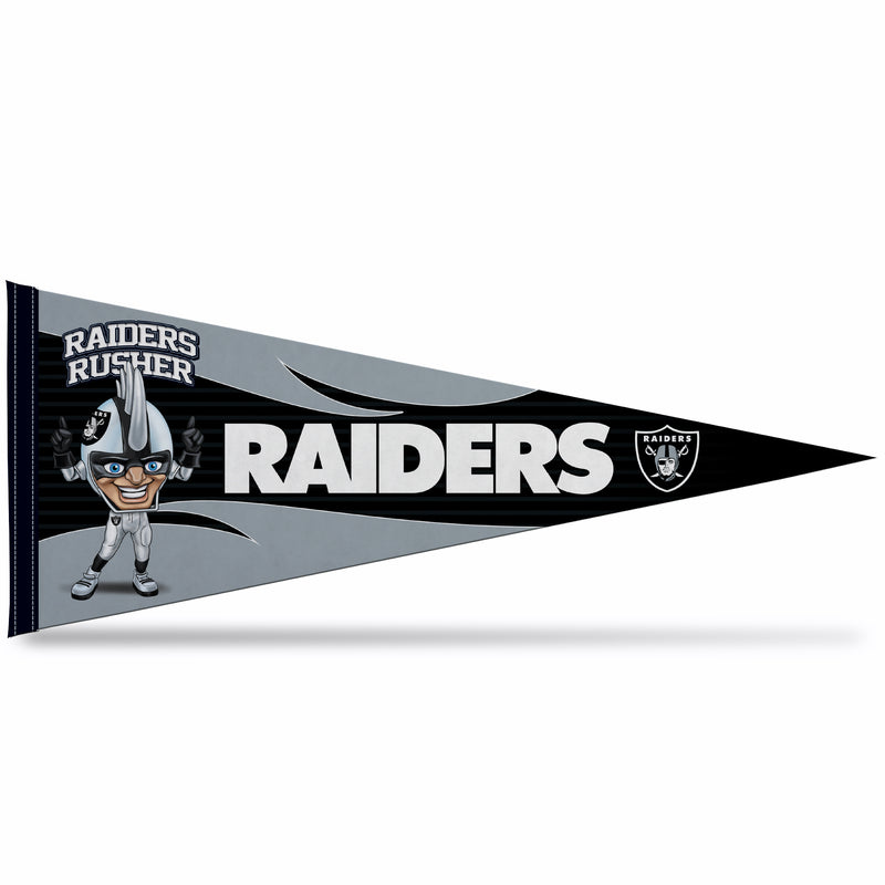 NFL Rico Industries Las Vegas Raiders 12" x 30" Soft Felt Pennant - EZ to Hang