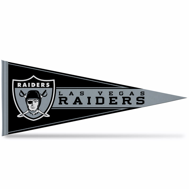 NFL Rico Industries Las Vegas Raiders 12" x 30" Soft Felt Pennant - EZ to Hang