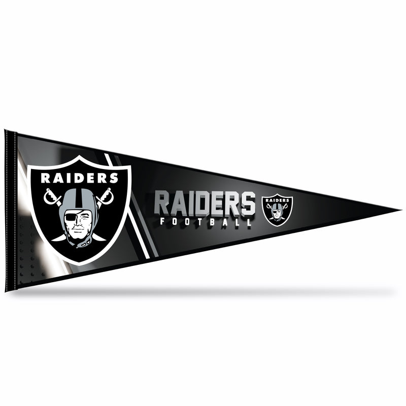 NFL Rico Industries Las Vegas Raiders 12" x 30" Soft Felt Pennant - EZ to Hang