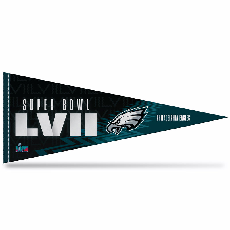 Eagles 2023 Super Bowl LVII Bound Soft Felt 12X30 Pennant